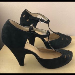 ModCloth T Strap Heels size 11